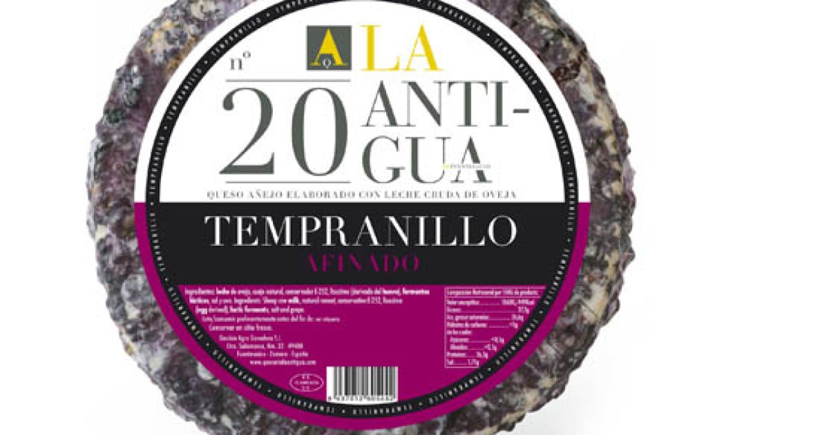 La Antigua aged Cheese with Tempranillo grapes | AGROSMARTglobal